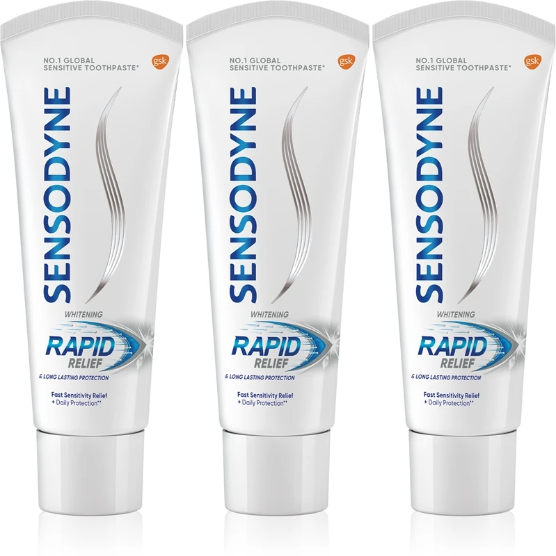 Sensodyne Rapid Whitening 3 Sensodyne Rapid Whitening